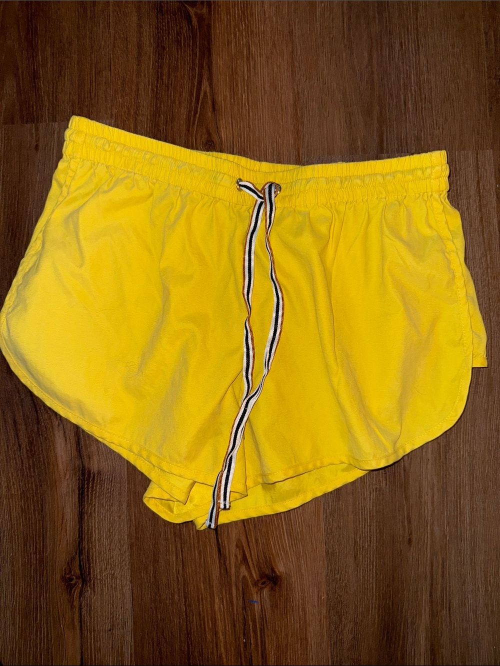 Urban Outfitters Yellow Athletic Drawstring Shorts
